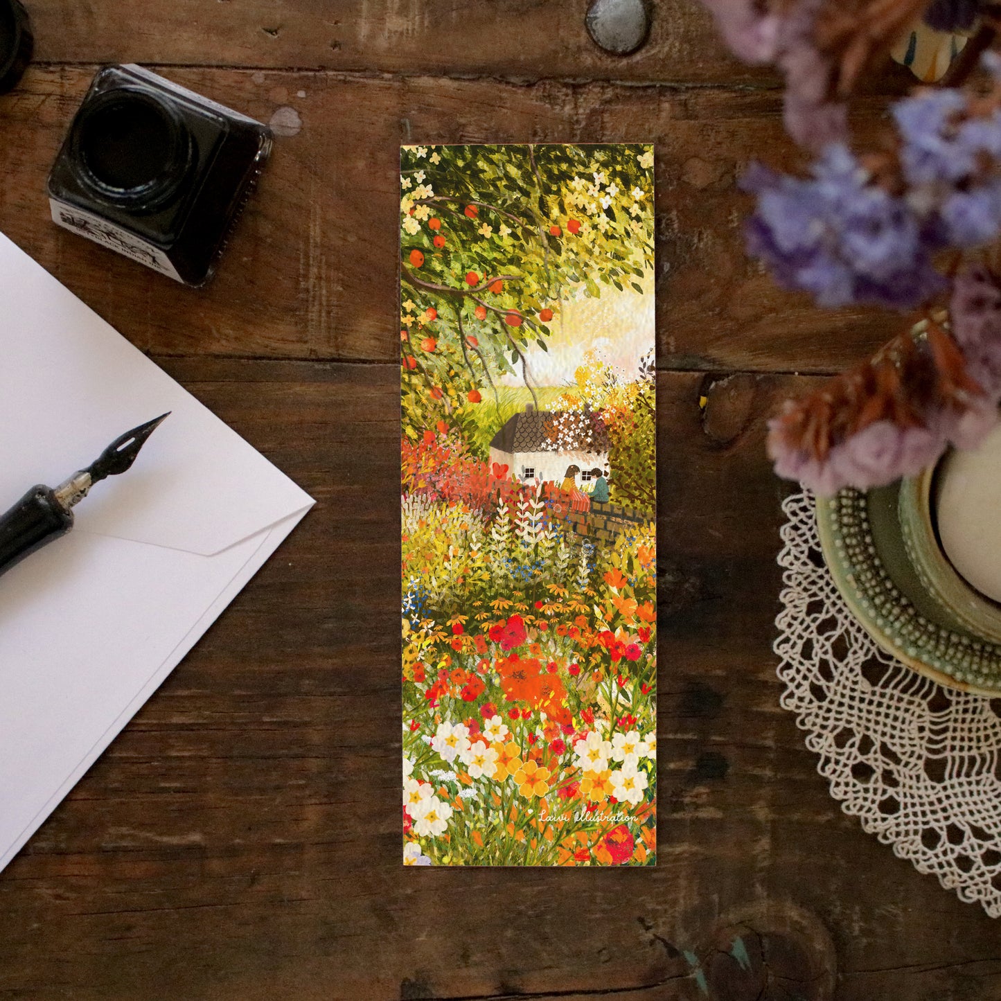 Set of 4 bookmarks "My Favourite Autumn"