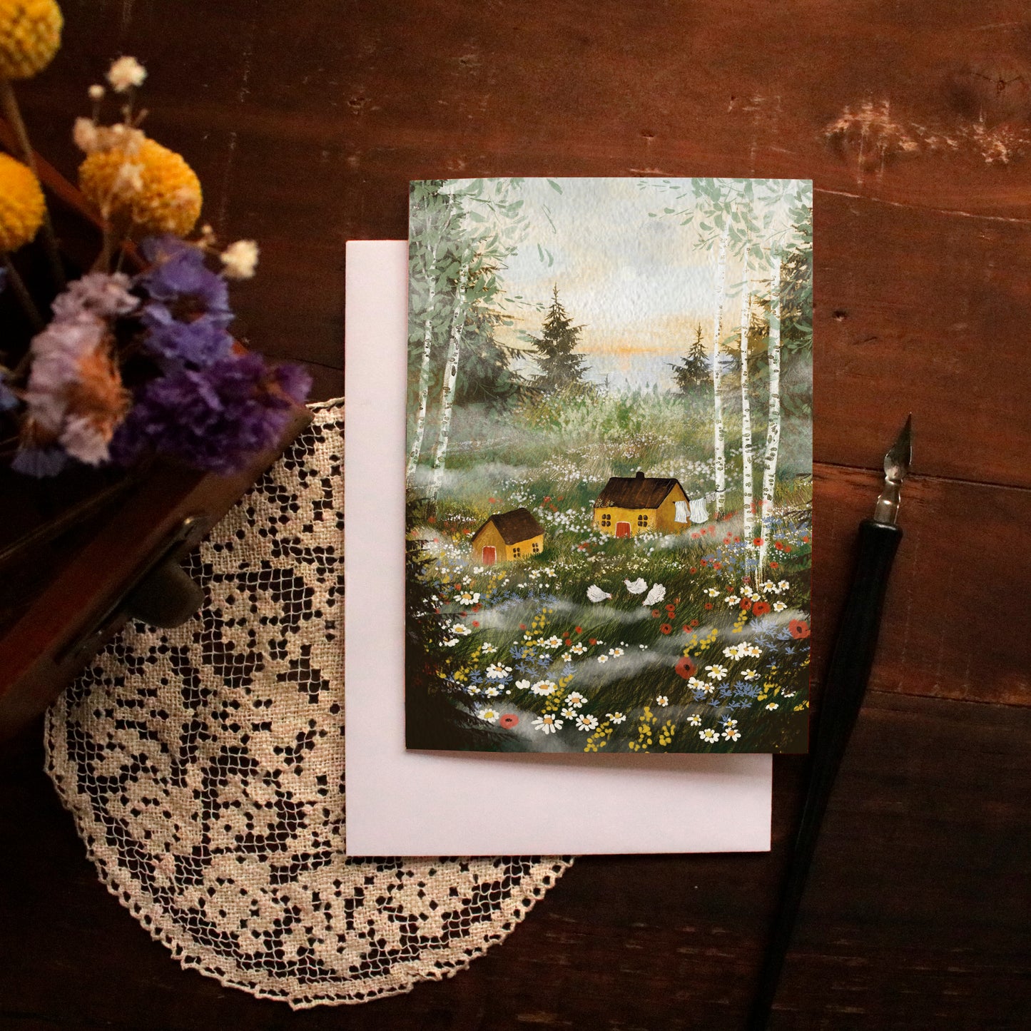 Greeting Card set of 2 "Summer Mist and Haze"