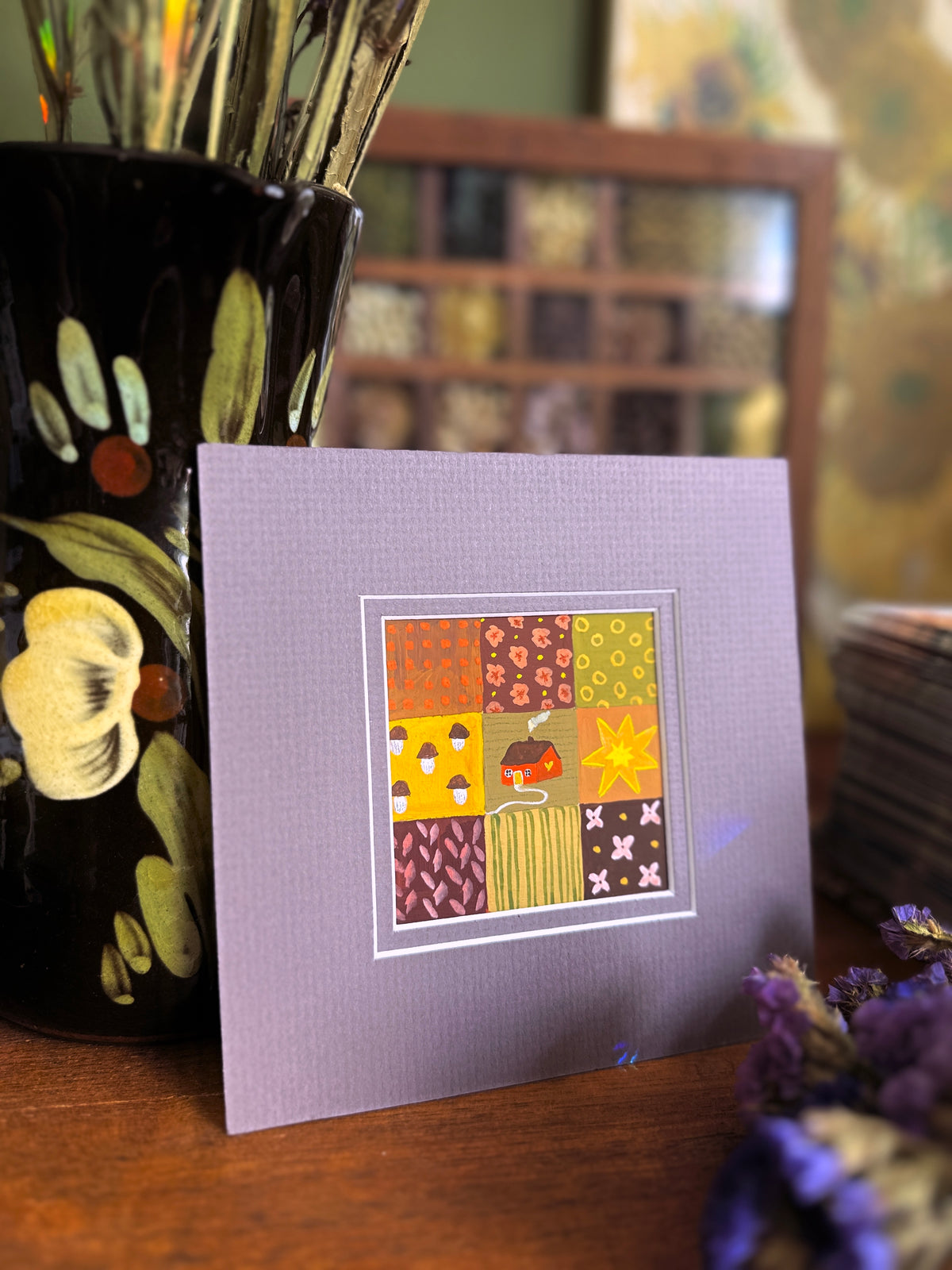 Original painting "Autumn Quilt"