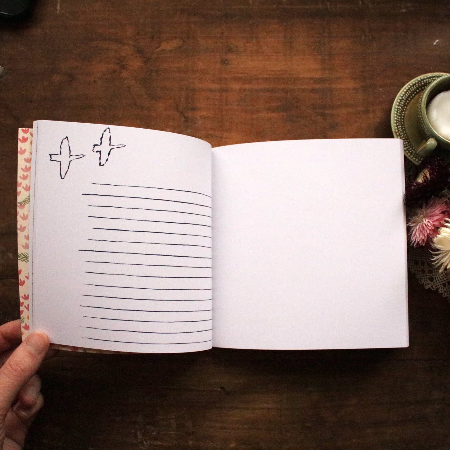 Seconds Notebook/journal "From autumn to winter"
