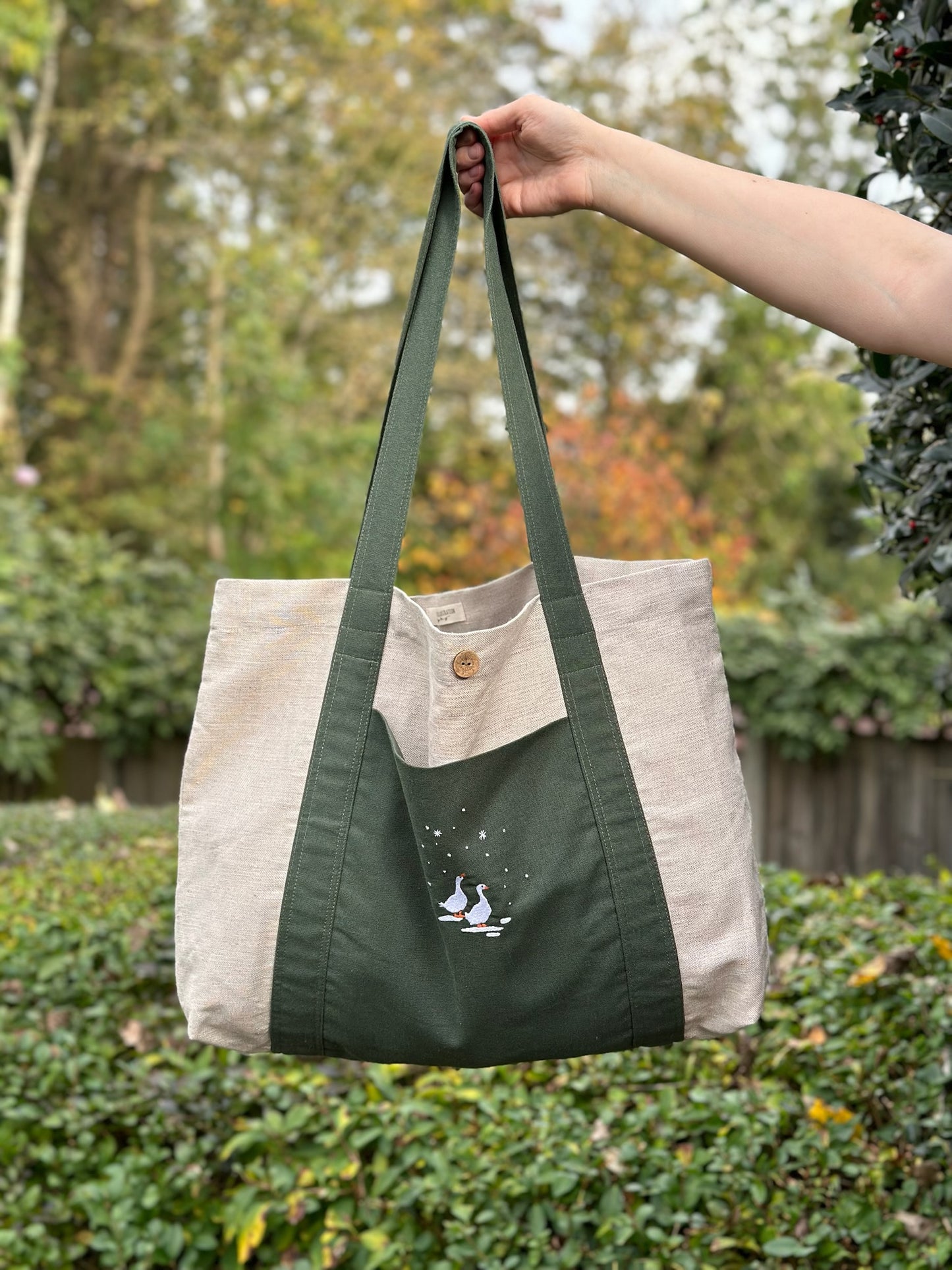 XL Tote Bag "First Snow"