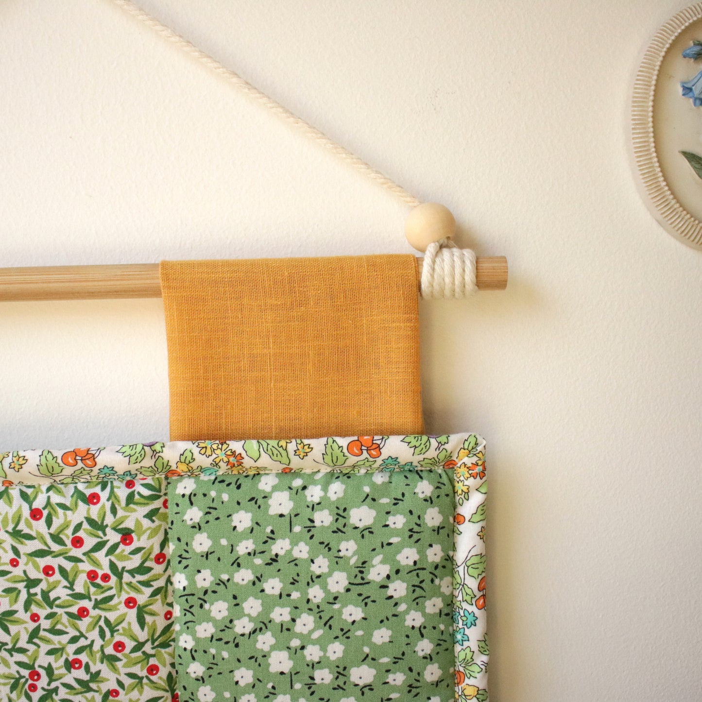 Patchwork Wall Hanging "Springtime Garden"