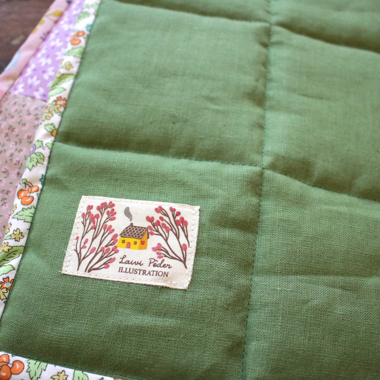 Patchwork Wall Hanging "Springtime Garden"
