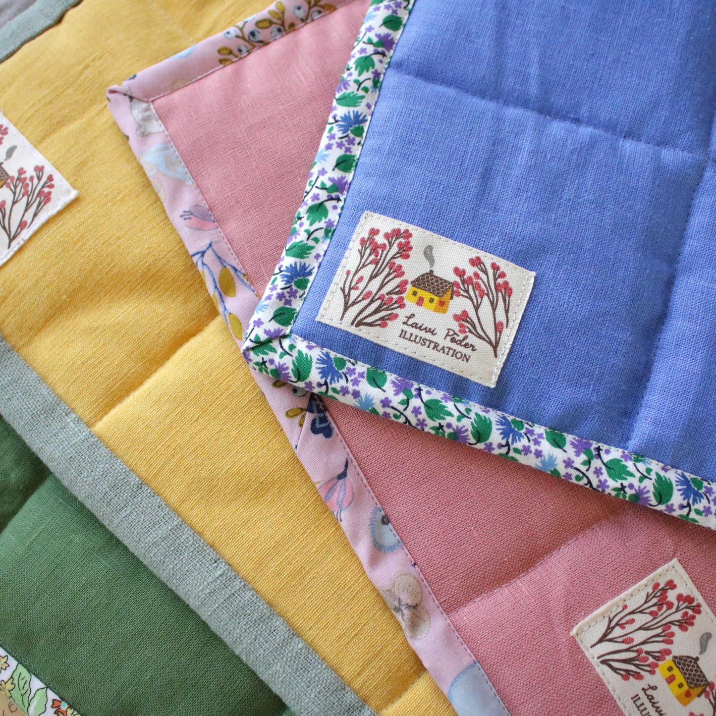 Patchwork Wall Hanging "Spring Breeze"
