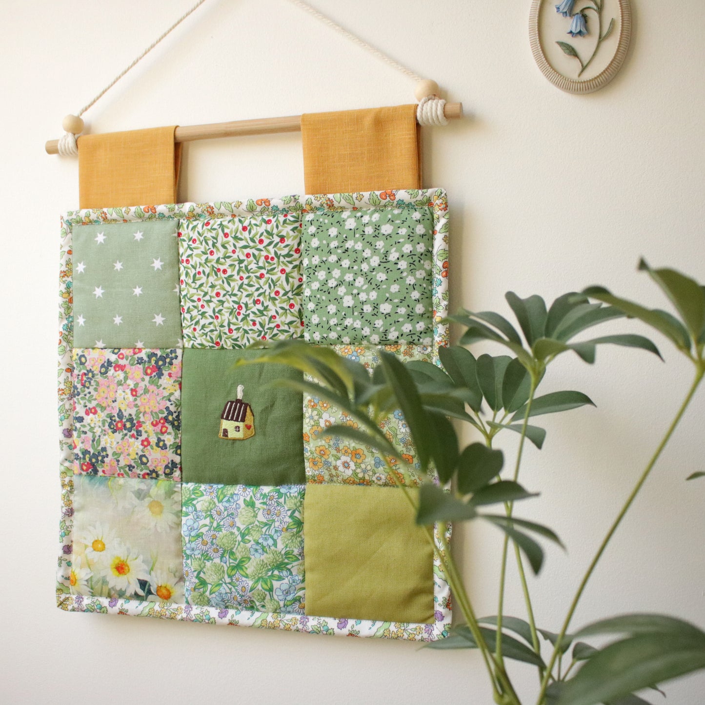 Patchwork Wall Hanging "Springtime Garden"