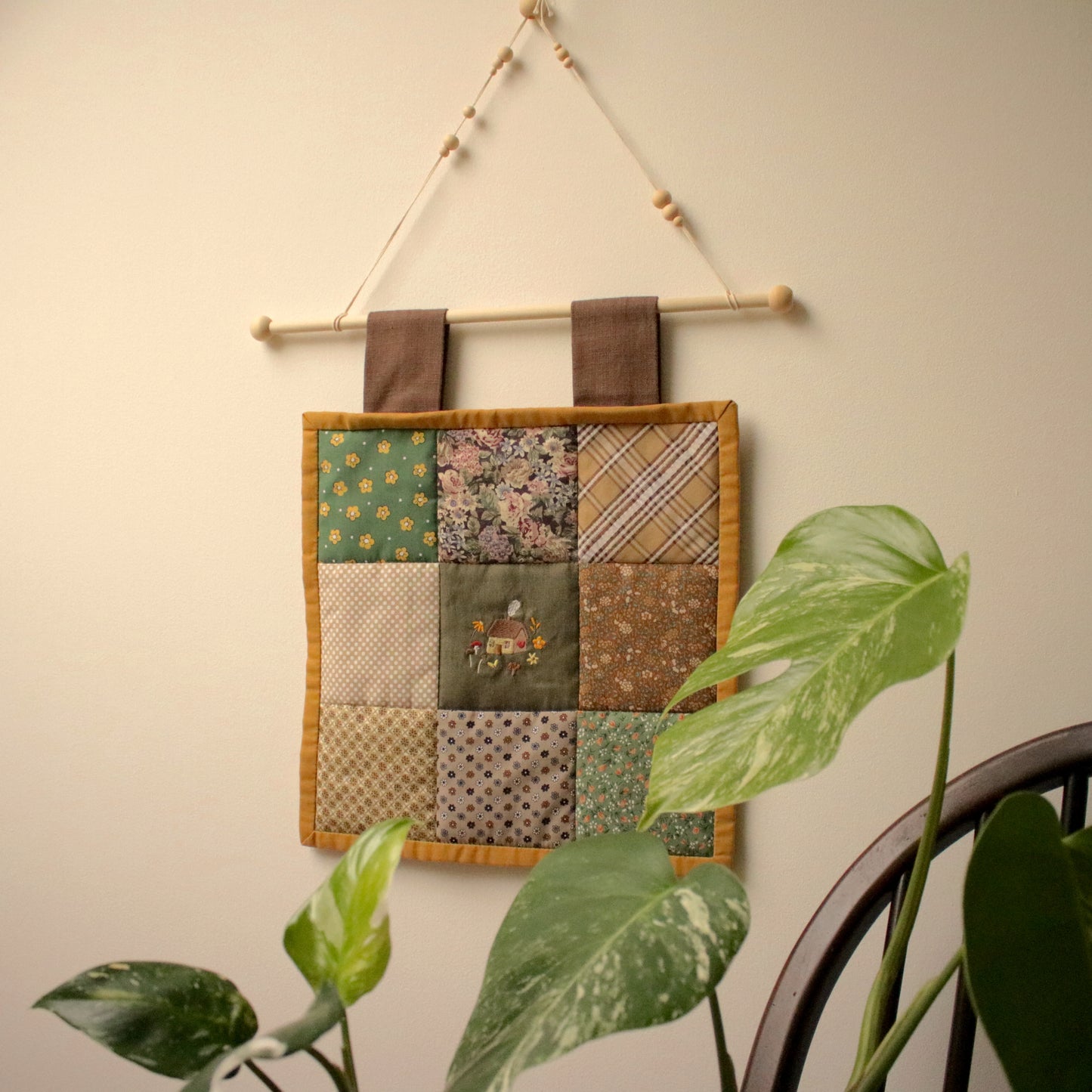 Seconds Patchwork Wall Hanging "Autumn Fern"