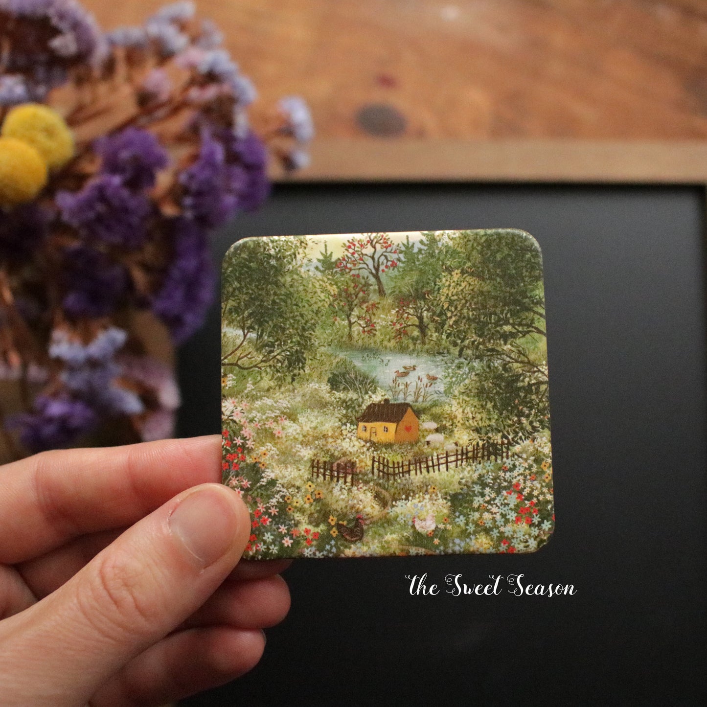 Illustrated Summer Fridge Magnet