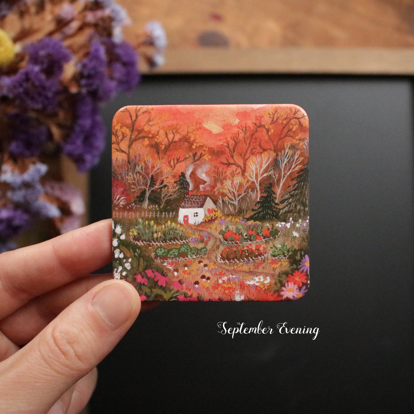 Illustrated Autumn Fridge Magnet