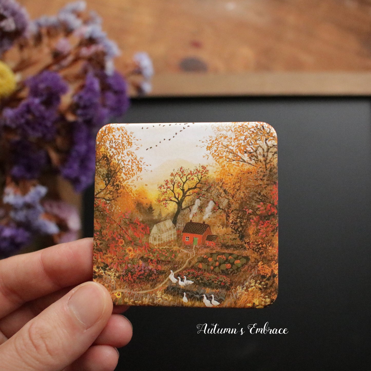 Illustrated Autumn Fridge Magnet
