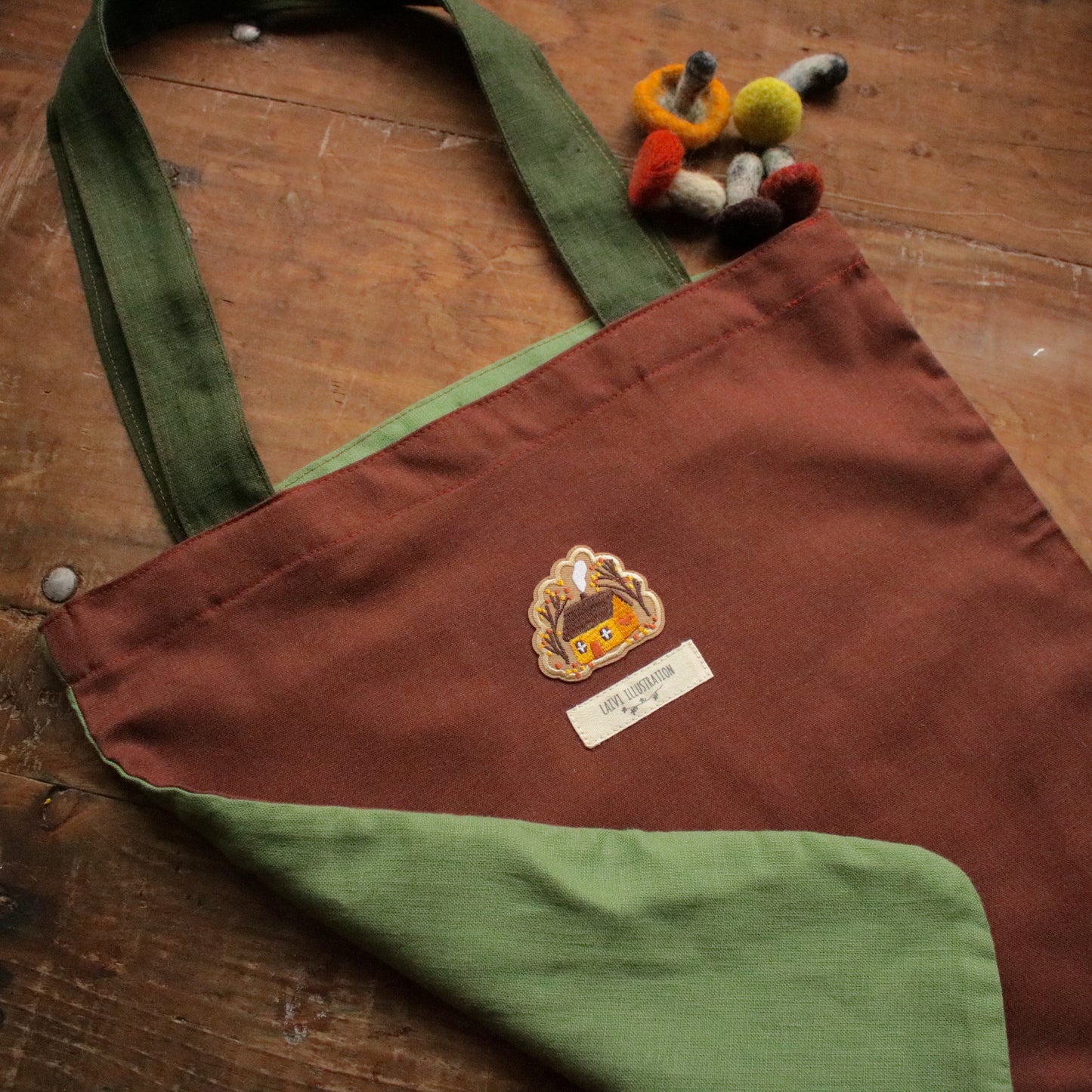Handmade Linen Tote Bag
