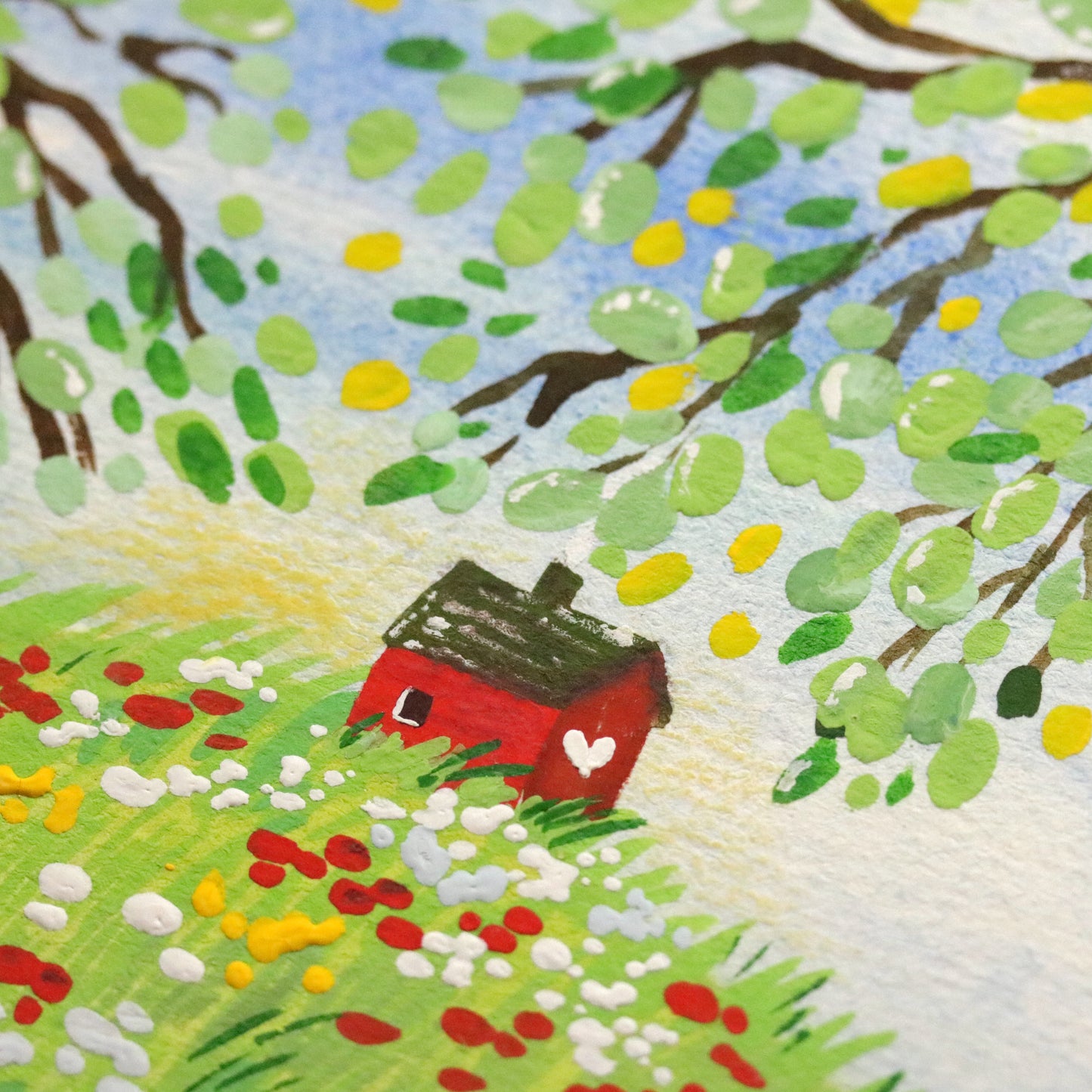 Original sketch "Bright Spring"