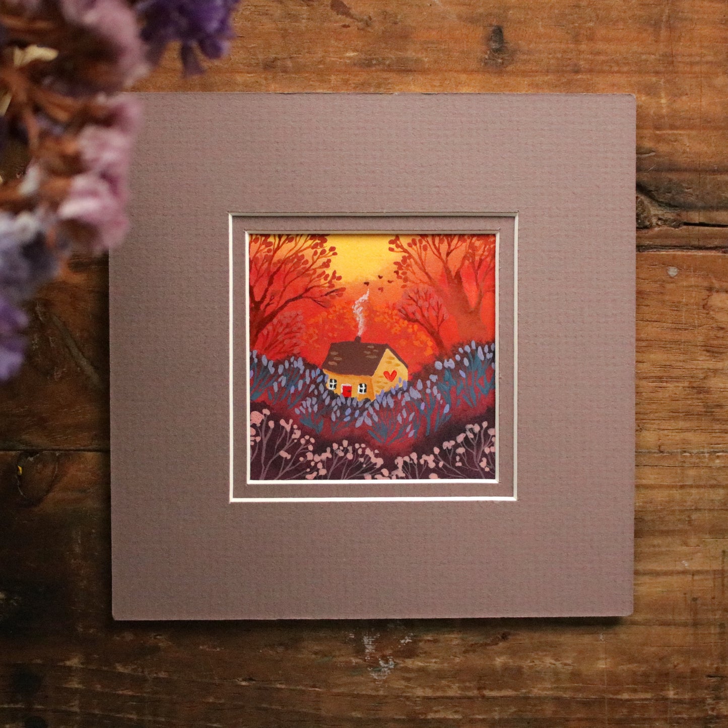 Original painting "Depths of Autumn Woodland"