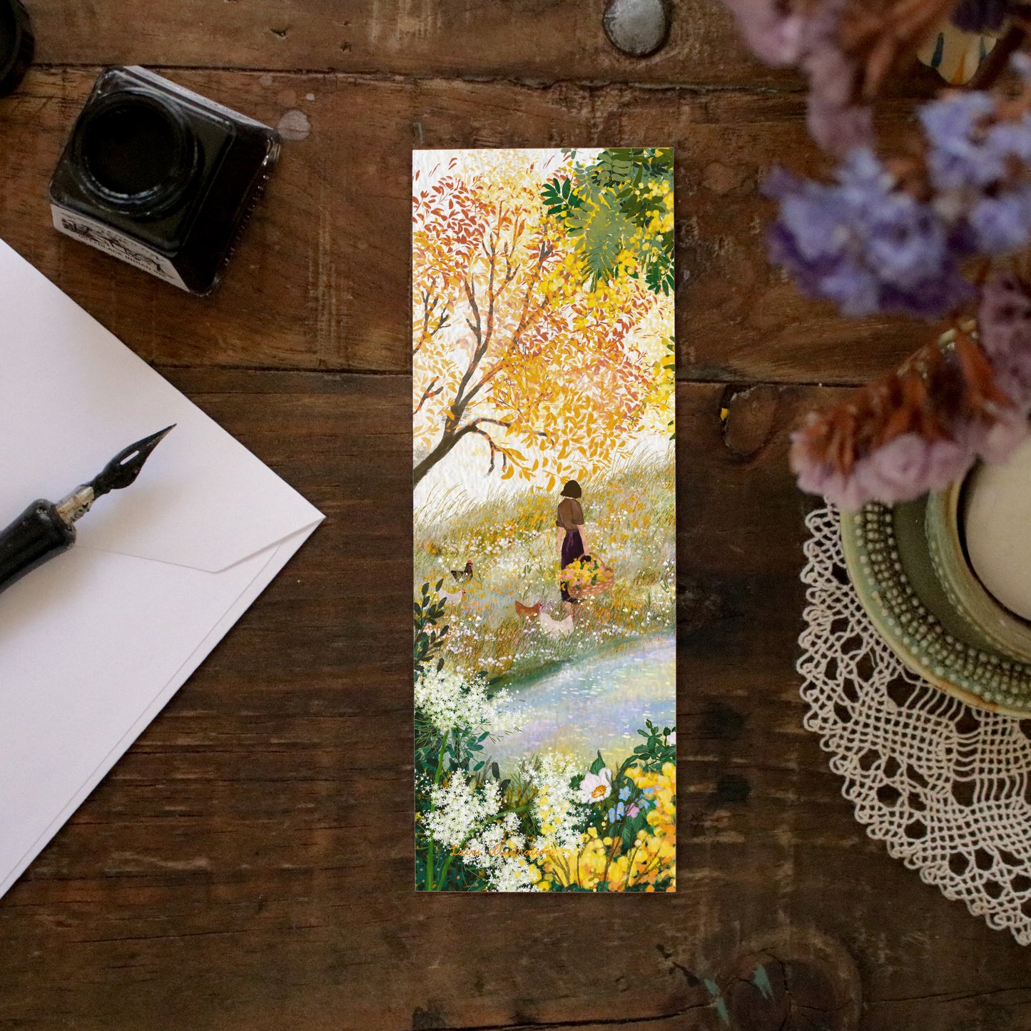 Bookmark "Blooming Riverside"
