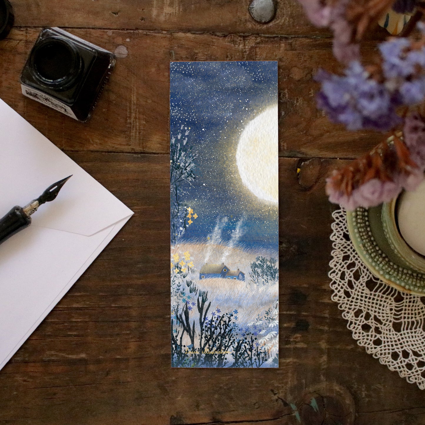 Bookmark "Winter Night"