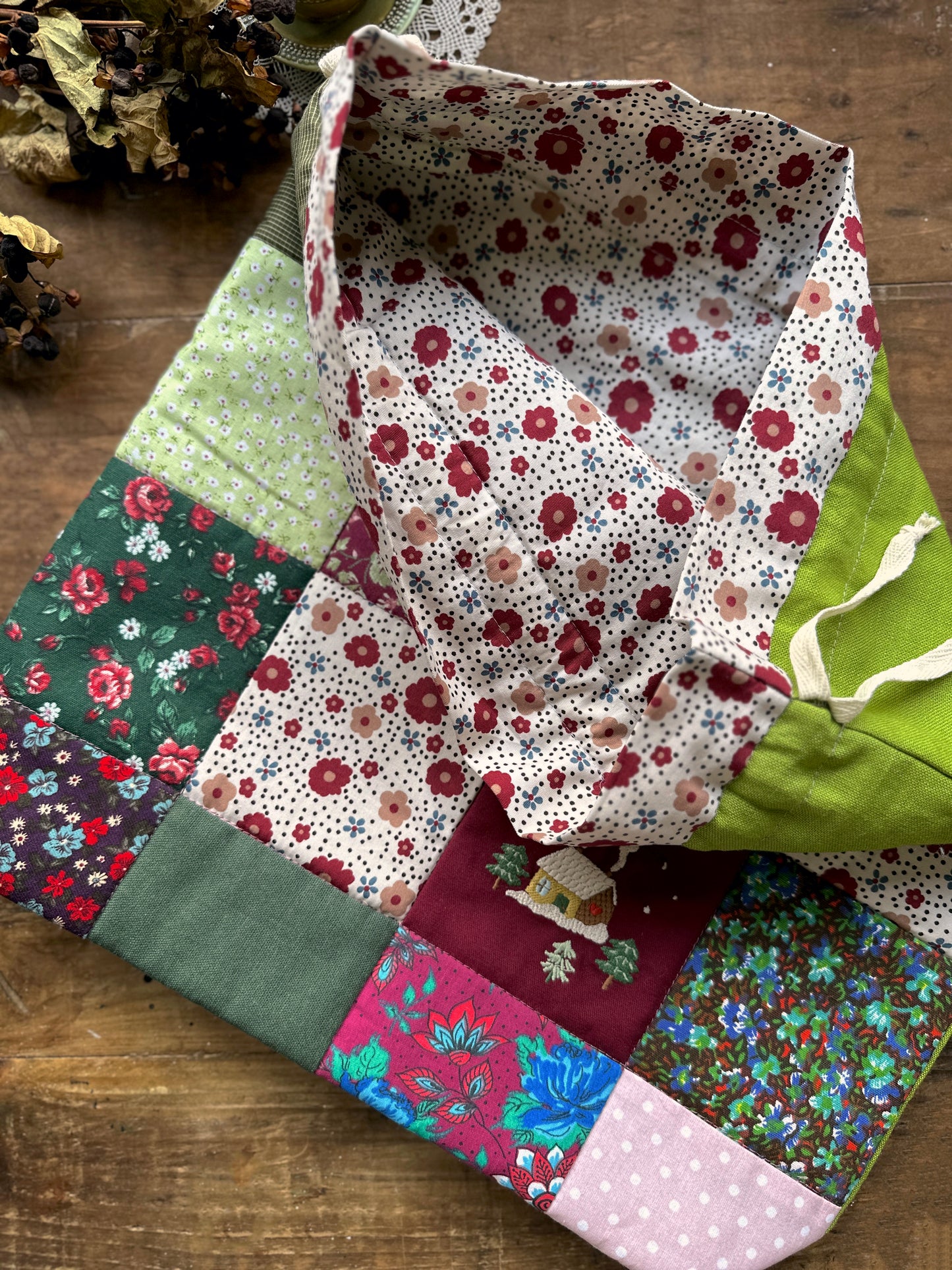 Patchwork Pouch Size L