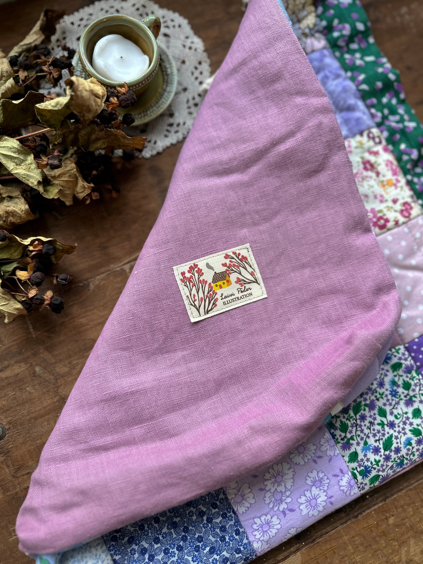 Patchwork Pouch Size L