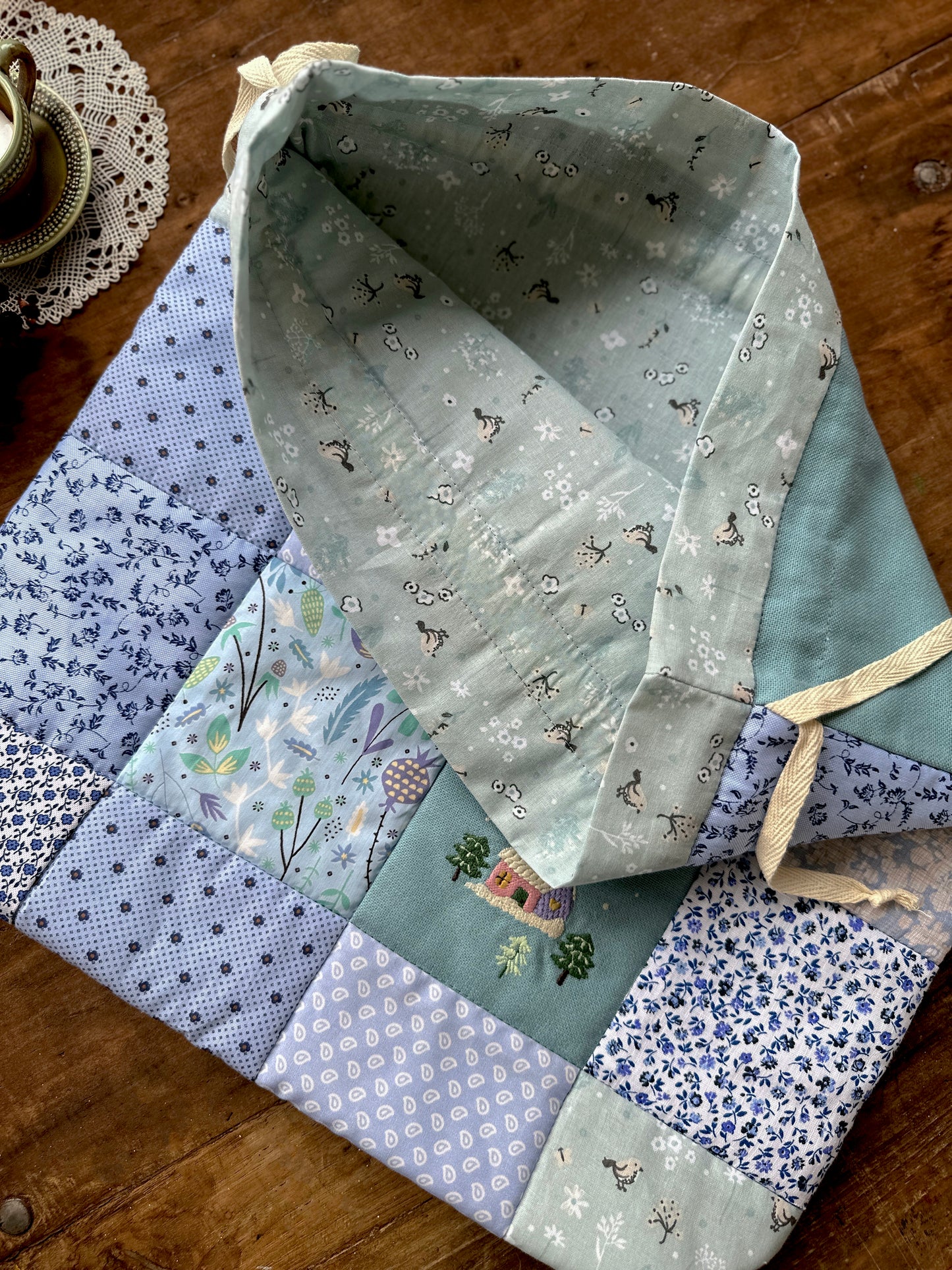 Patchwork Pouch Size L