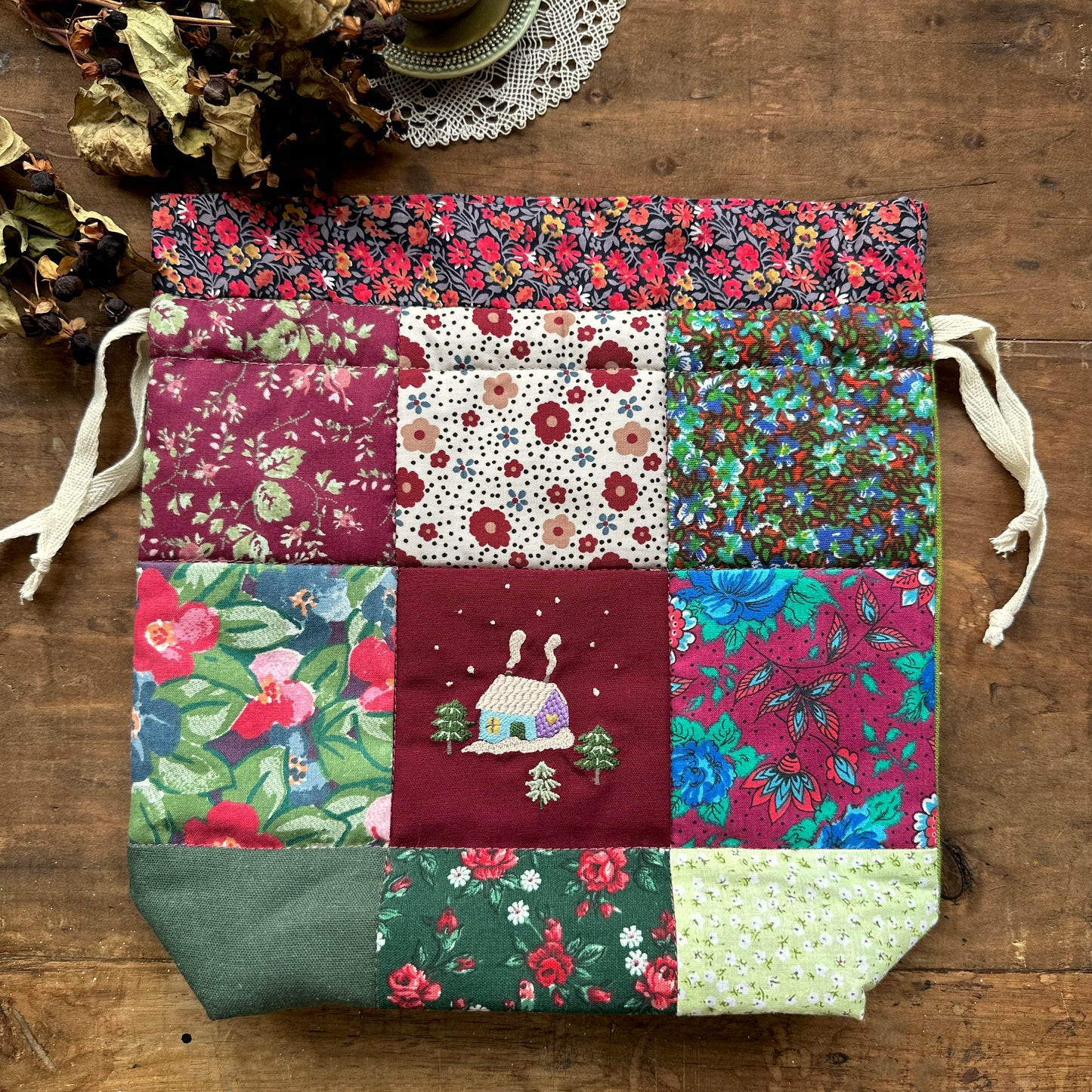 Patchwork Pouch Size M