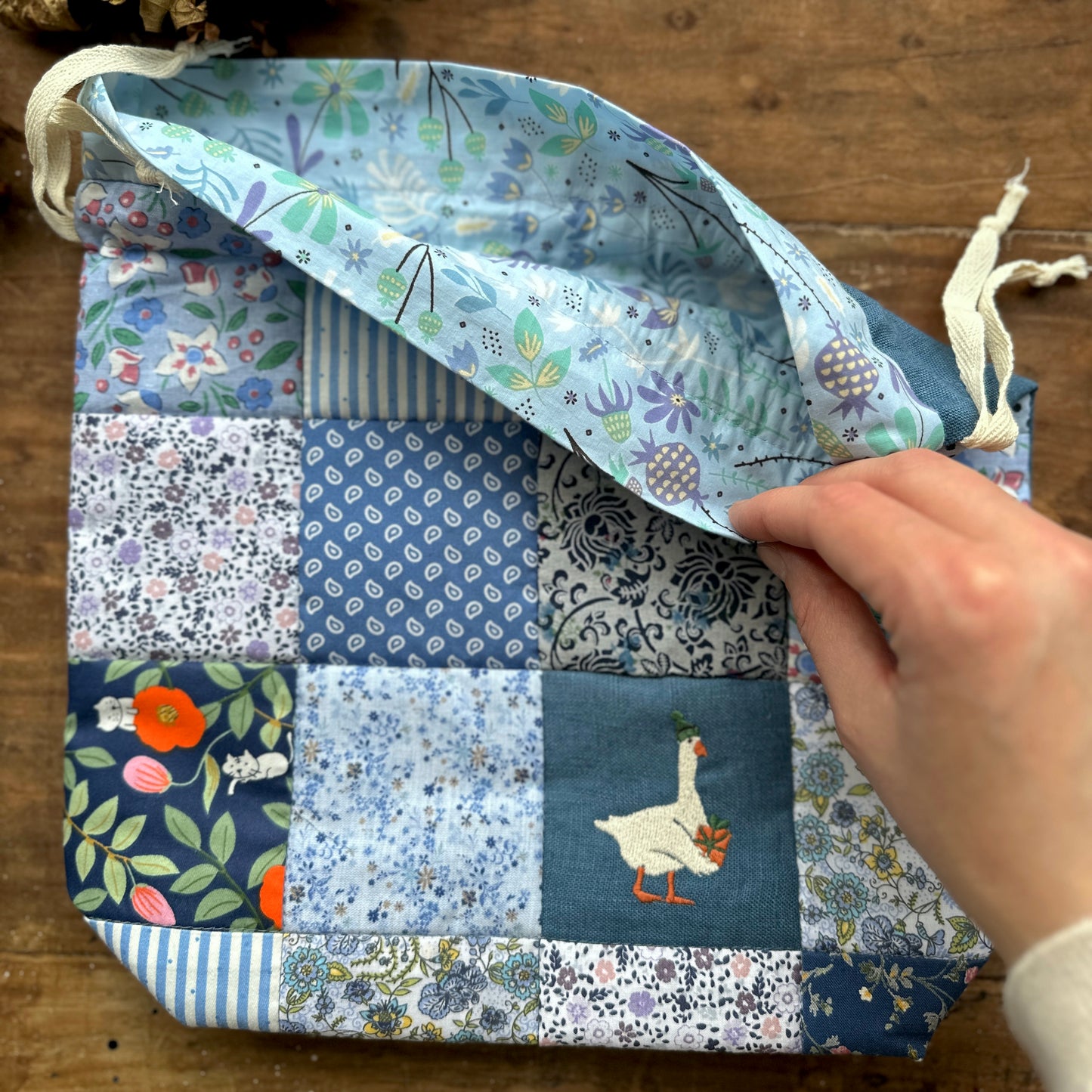 Patchwork Pouch Size M