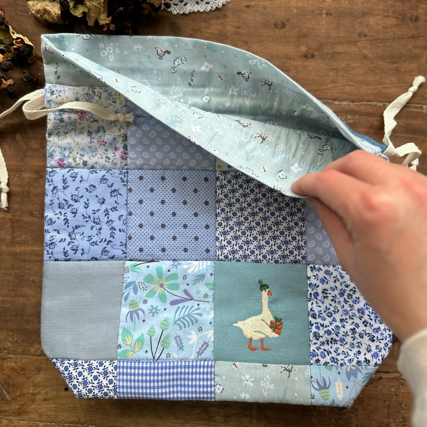 Patchwork Pouch Size M