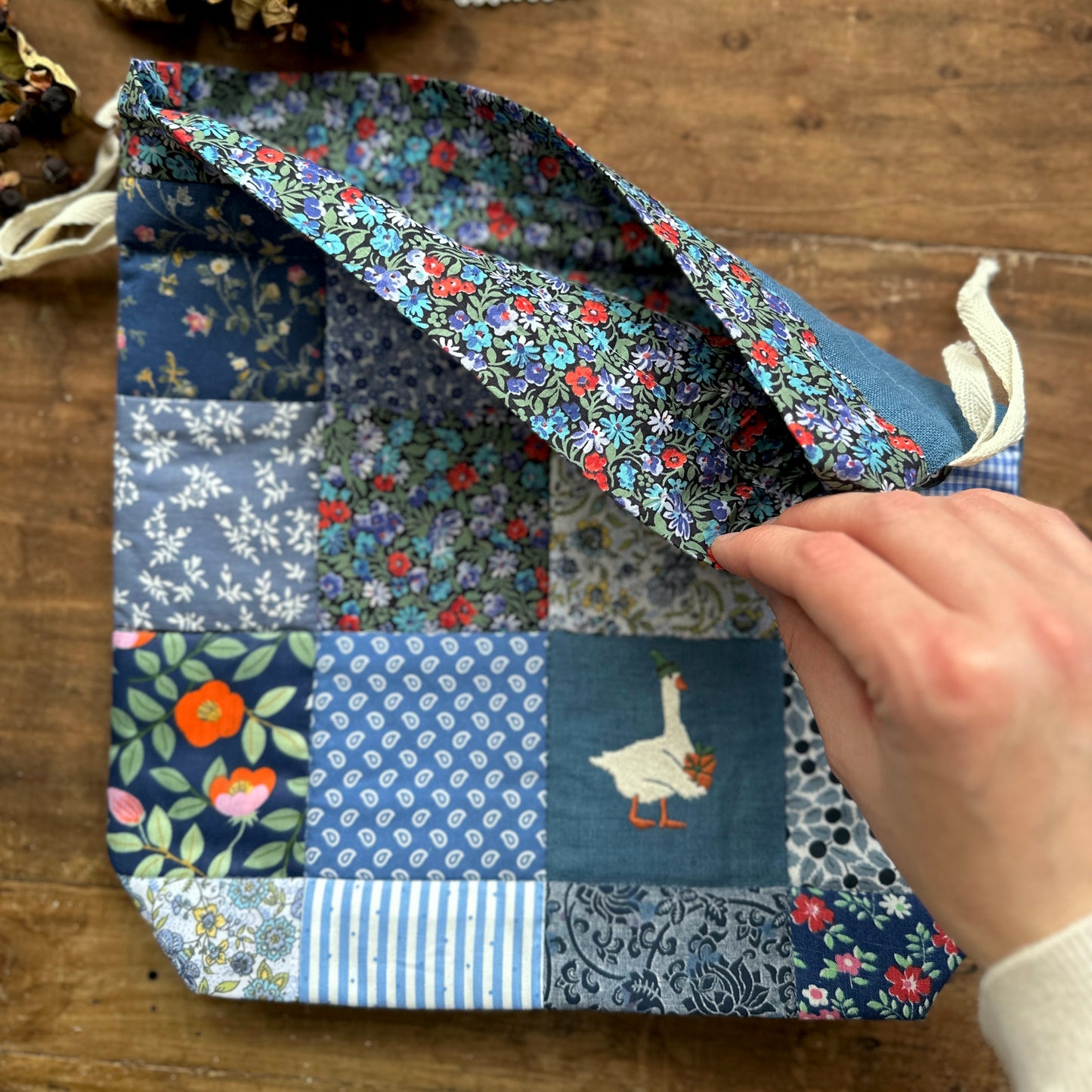 Patchwork Pouch Size M