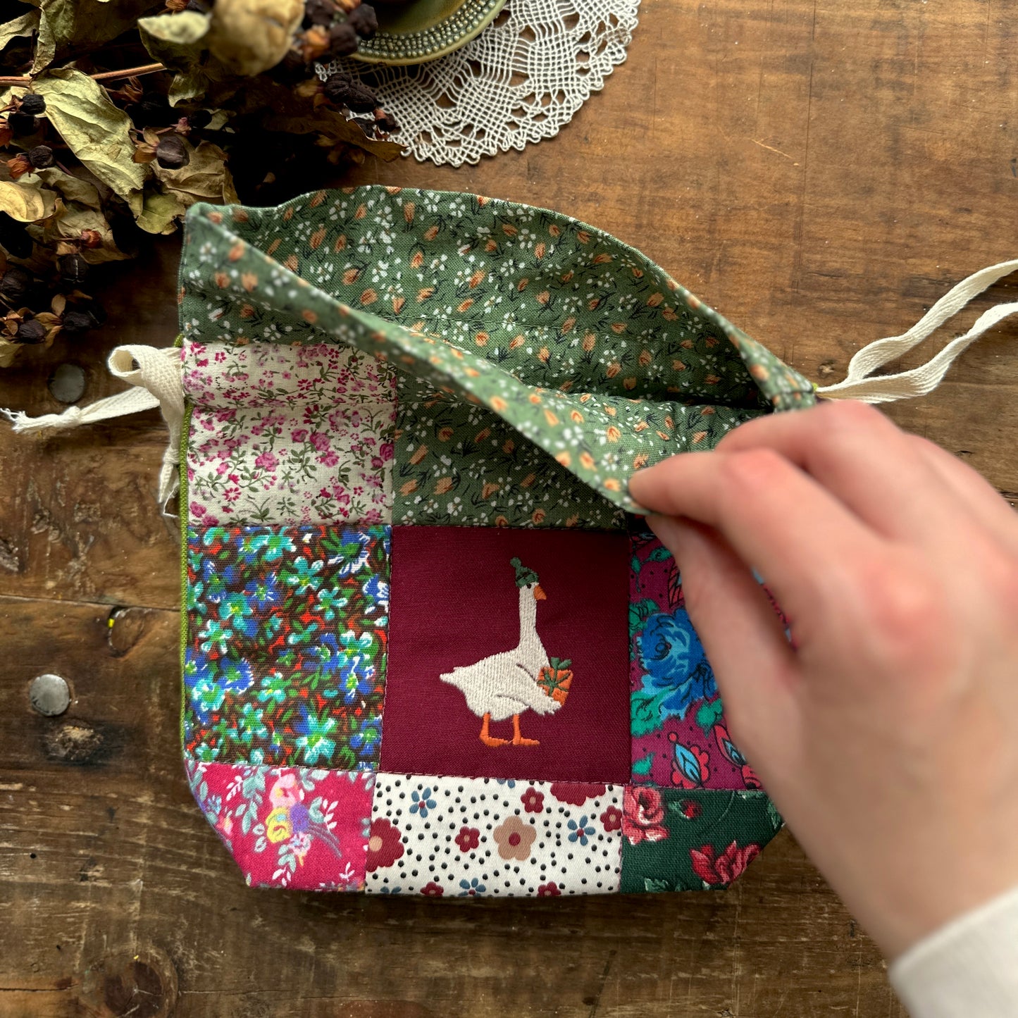 Mini Patchwork Pouch