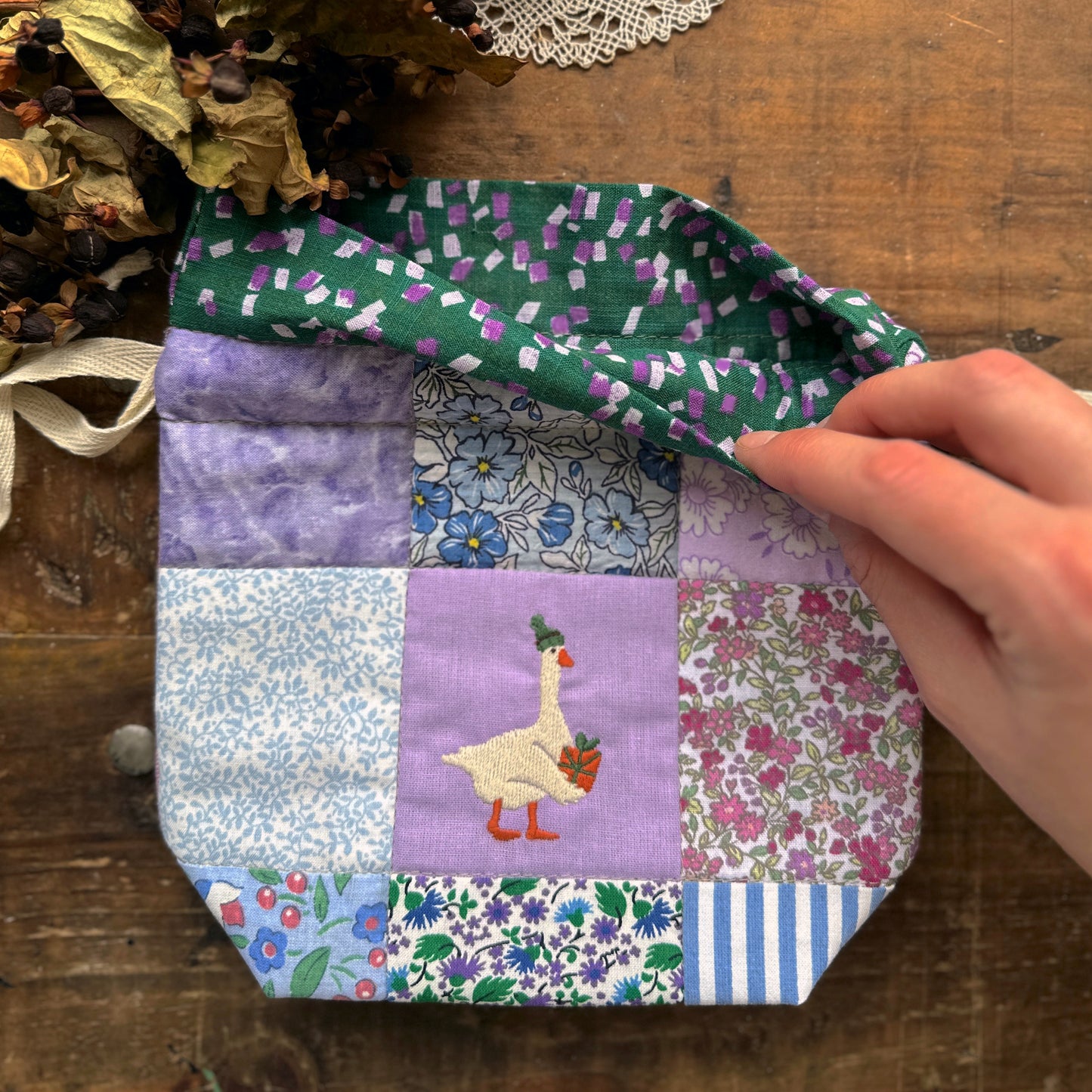 Mini Patchwork Pouch