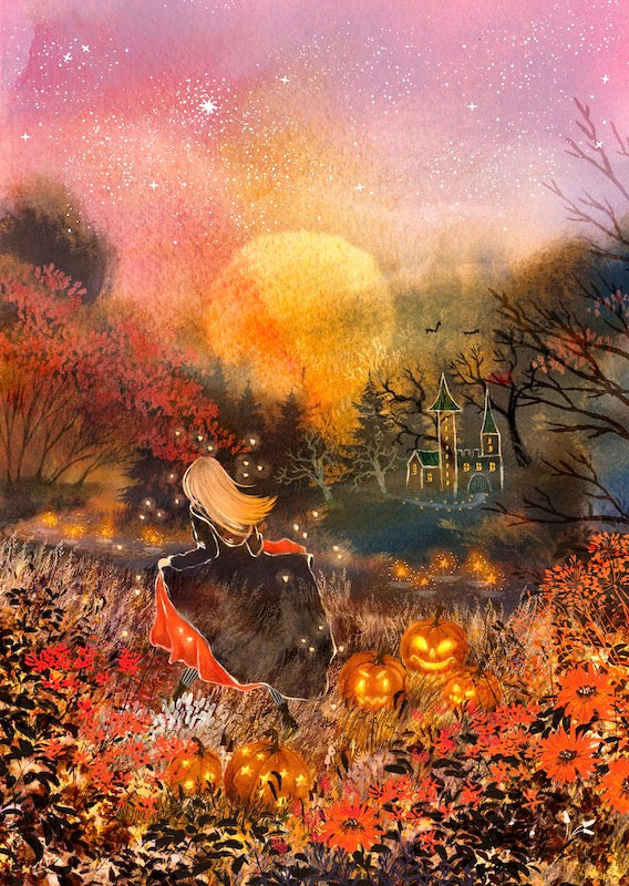 Giclee Fine Art Print "Hurrying to the Ball"