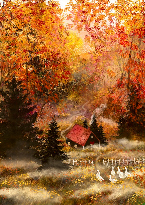 Giclee Fine Art Print "Misty Woodland"