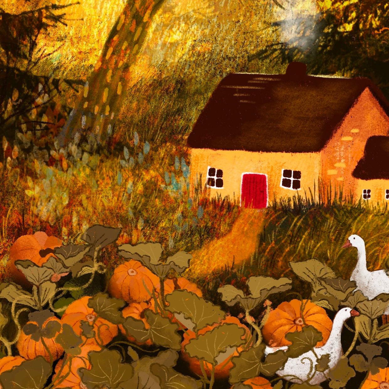 Giclee Fine Art Print "Pumpkin Patch"
