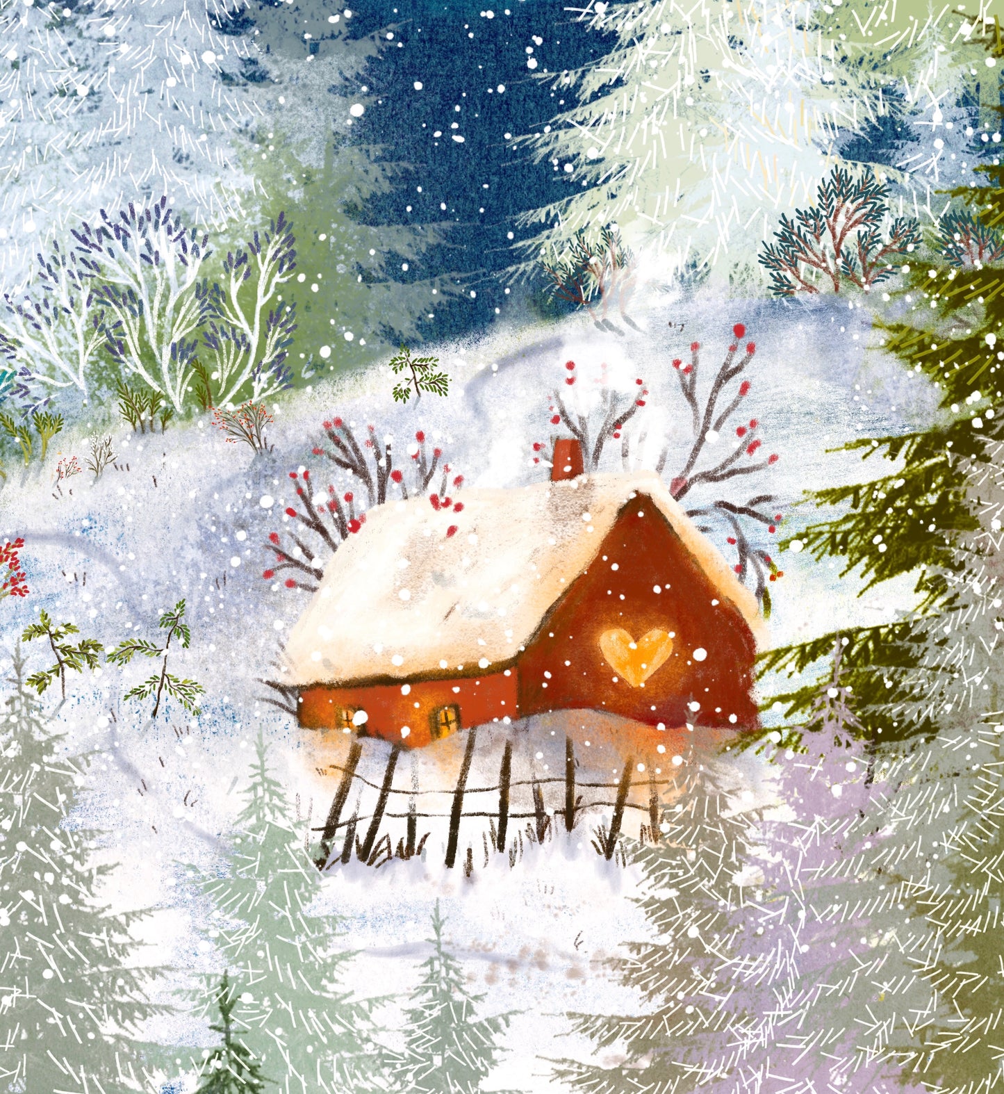 Giclée Fine Art Print "Moonlit Pines"
