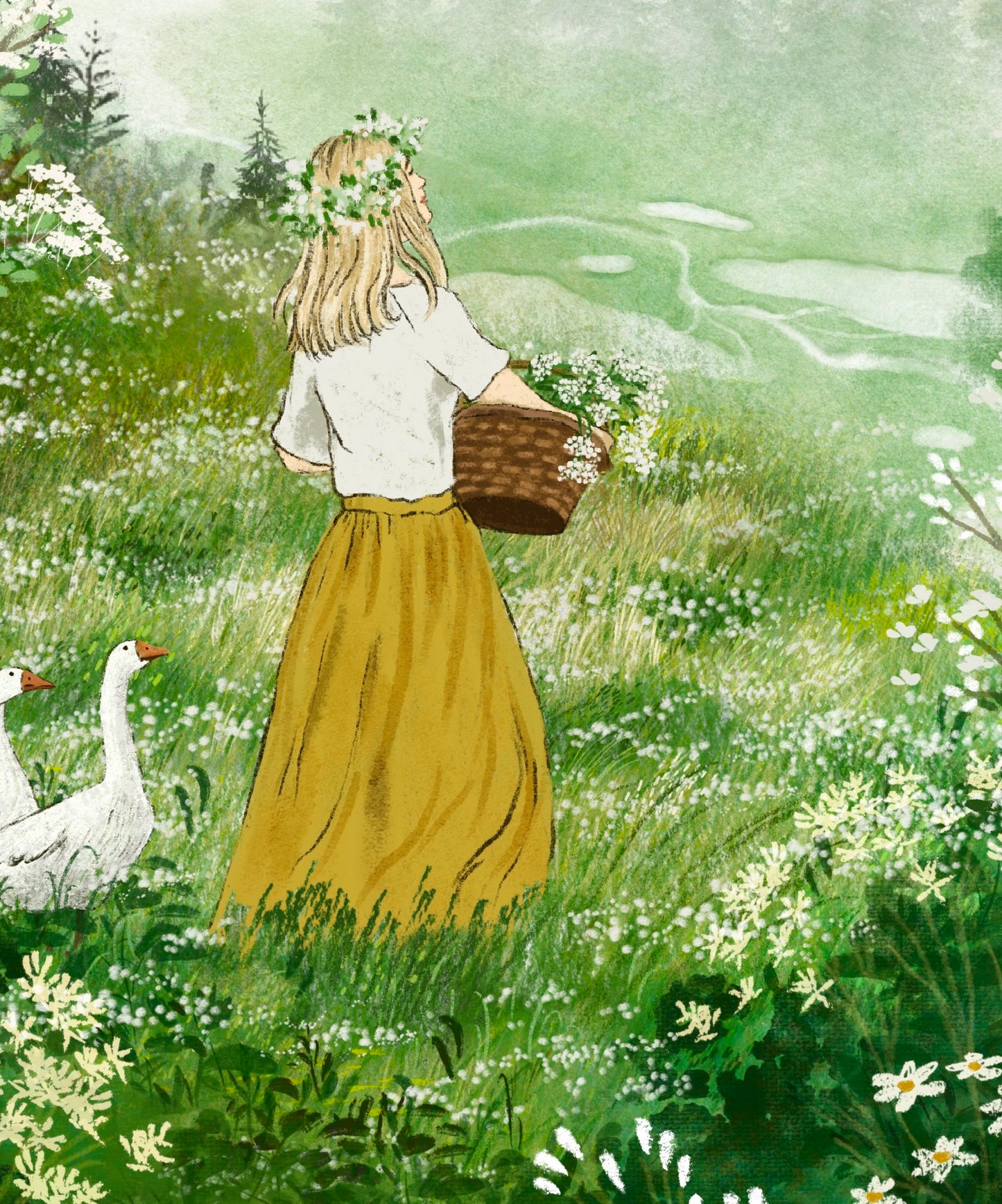Giclée Fine Art Print "Spring in the Mountains"