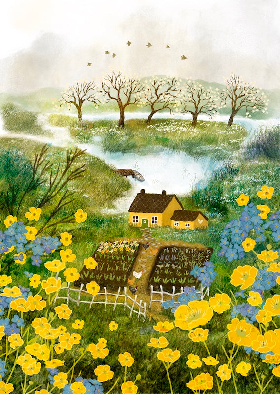 Giclee Fine Art Print "Buttercup Season"