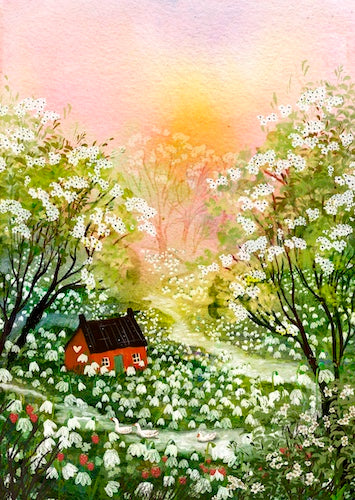 Giclee Fine Art Print "The Season of Snowdrops"