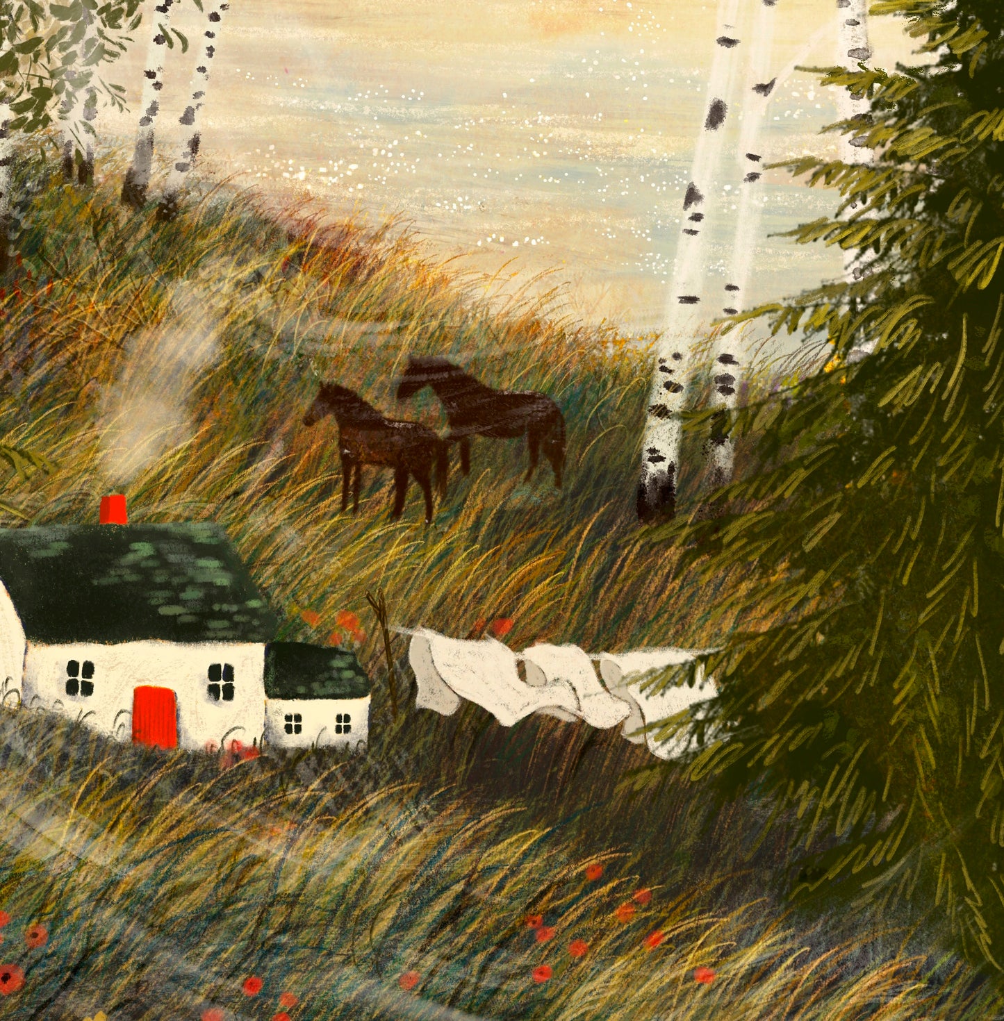 Giclée Fine Art Print "By the Seaside"
