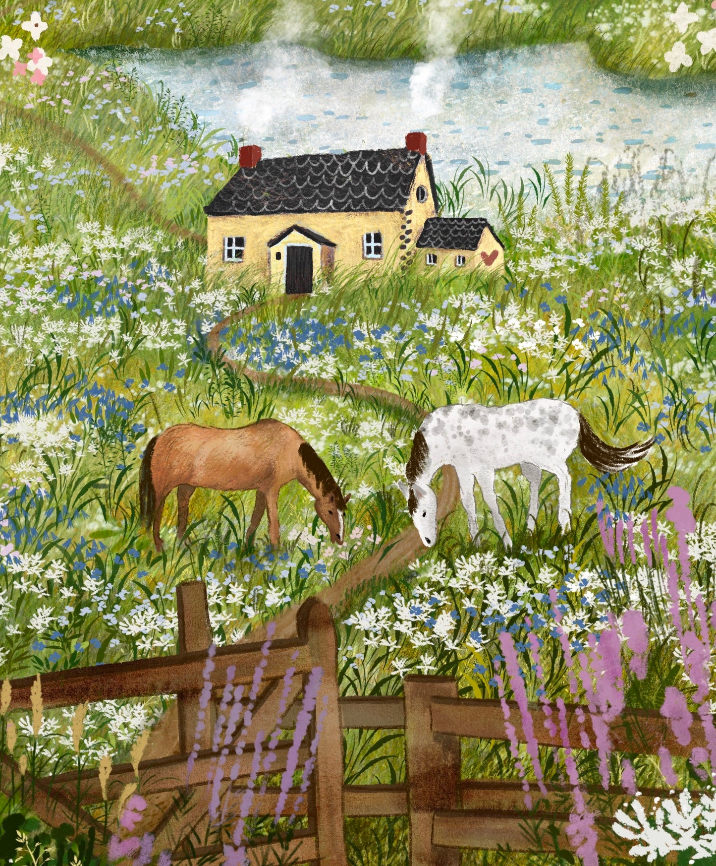 Giclee Fine Art Print "April in Bloom"
