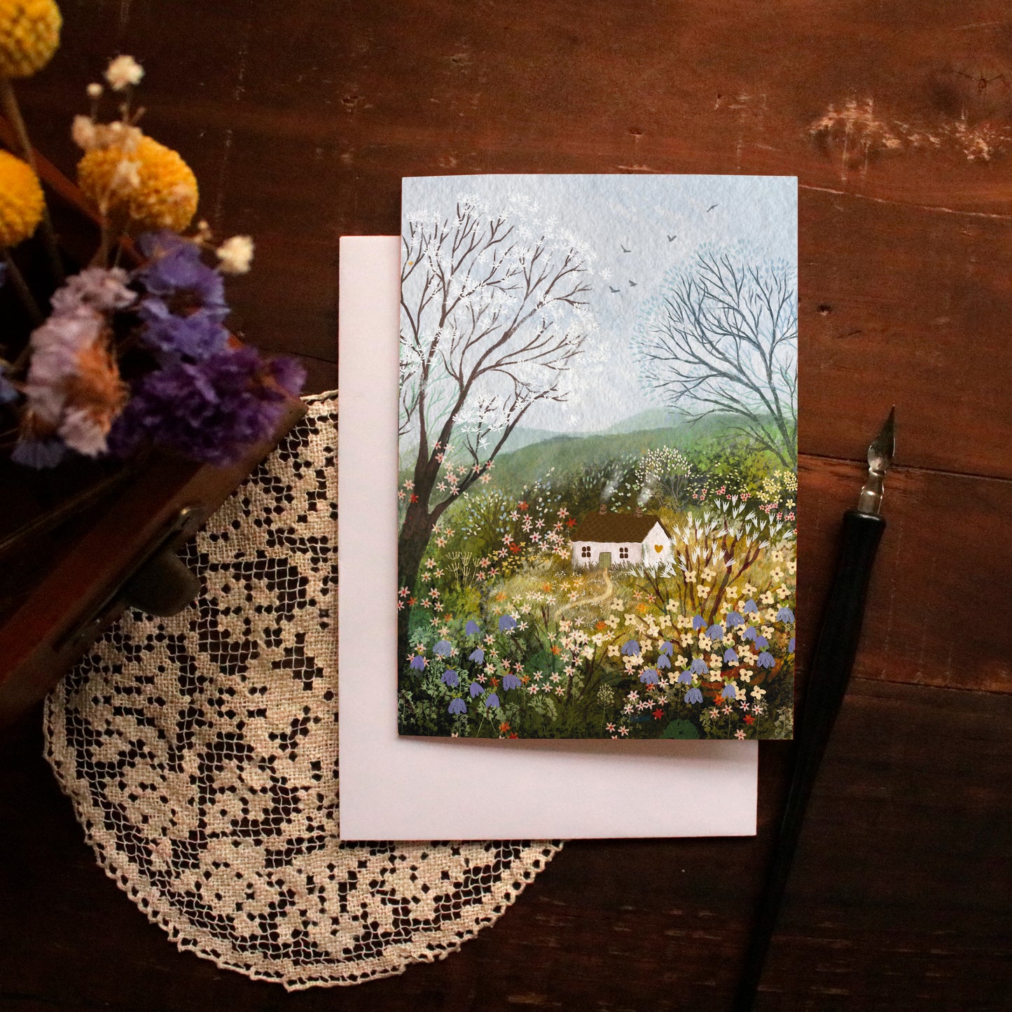 Greeting Cards set of 3 "March, April and May"