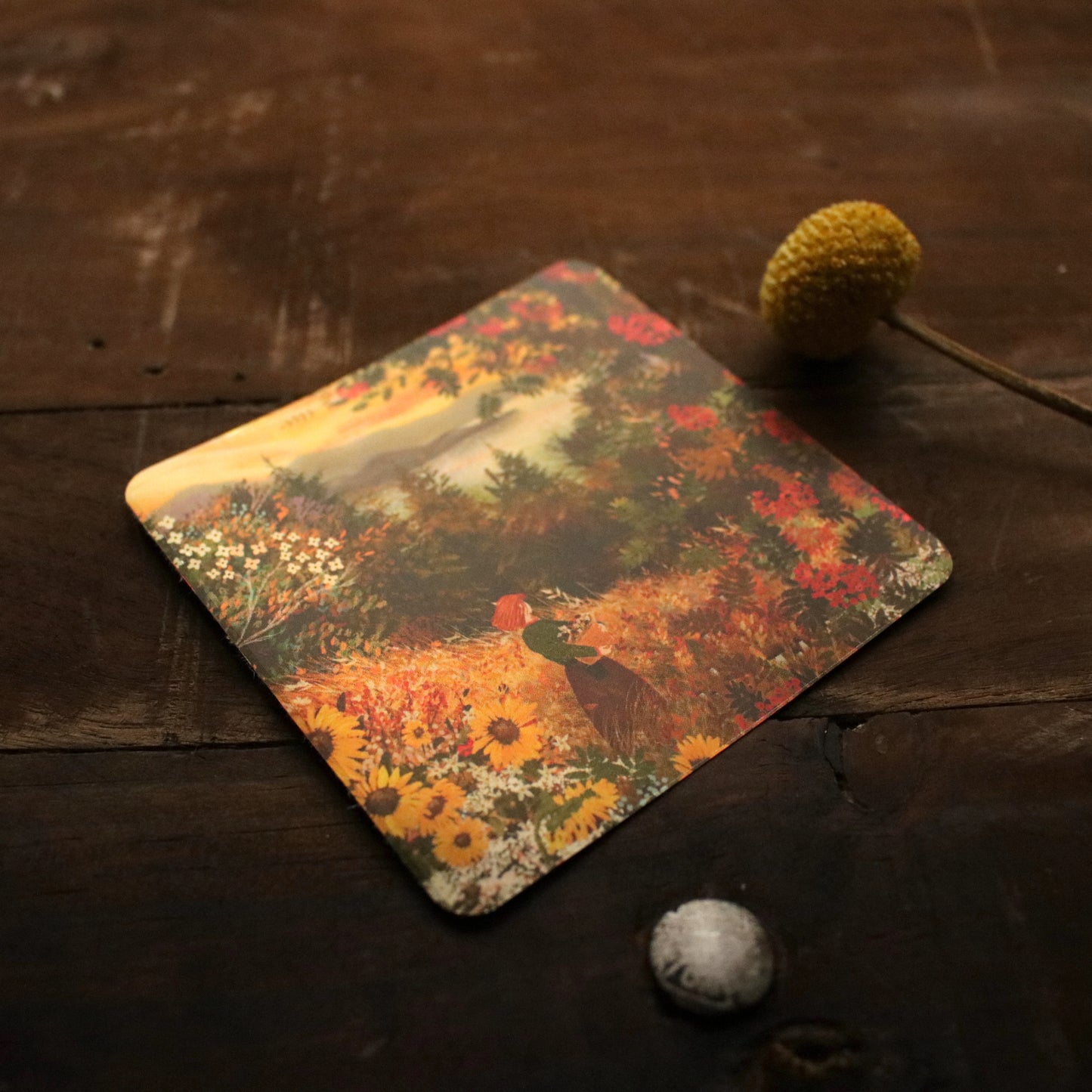 Metallic sticker "Autumn Views and Foraging"