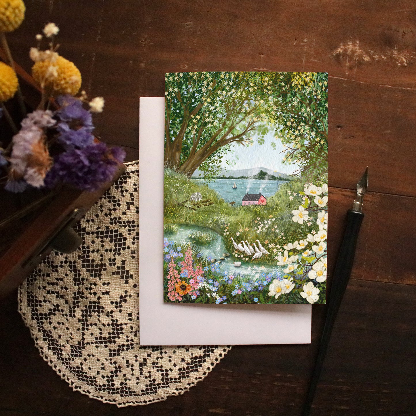 Greeting Cards set of 3 "My Lovely Spring"