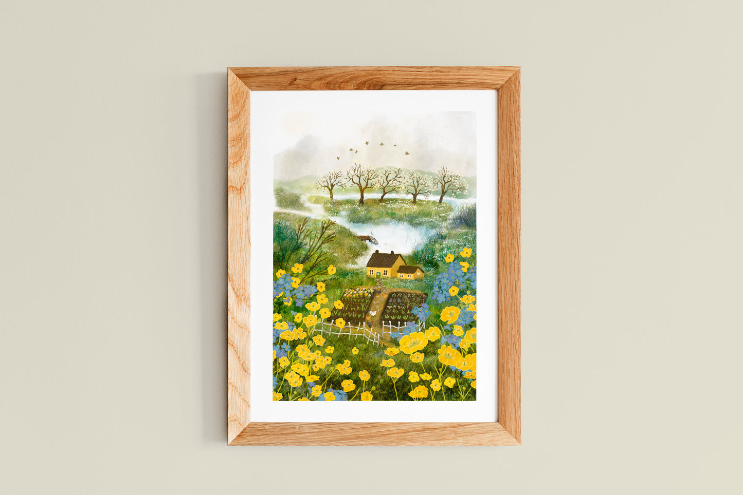 Giclee Fine Art Print "Buttercup Season"