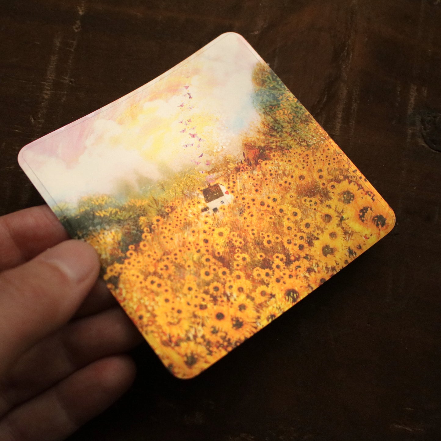 Metallic sticker "Sunflower Field"