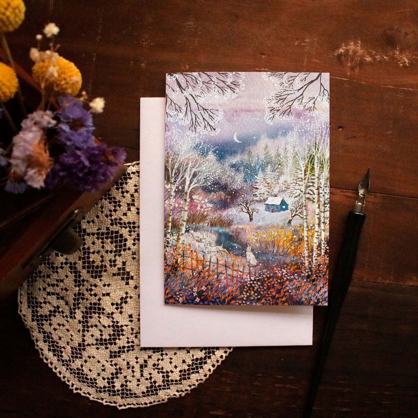 Greeting Card "Winter Hues"