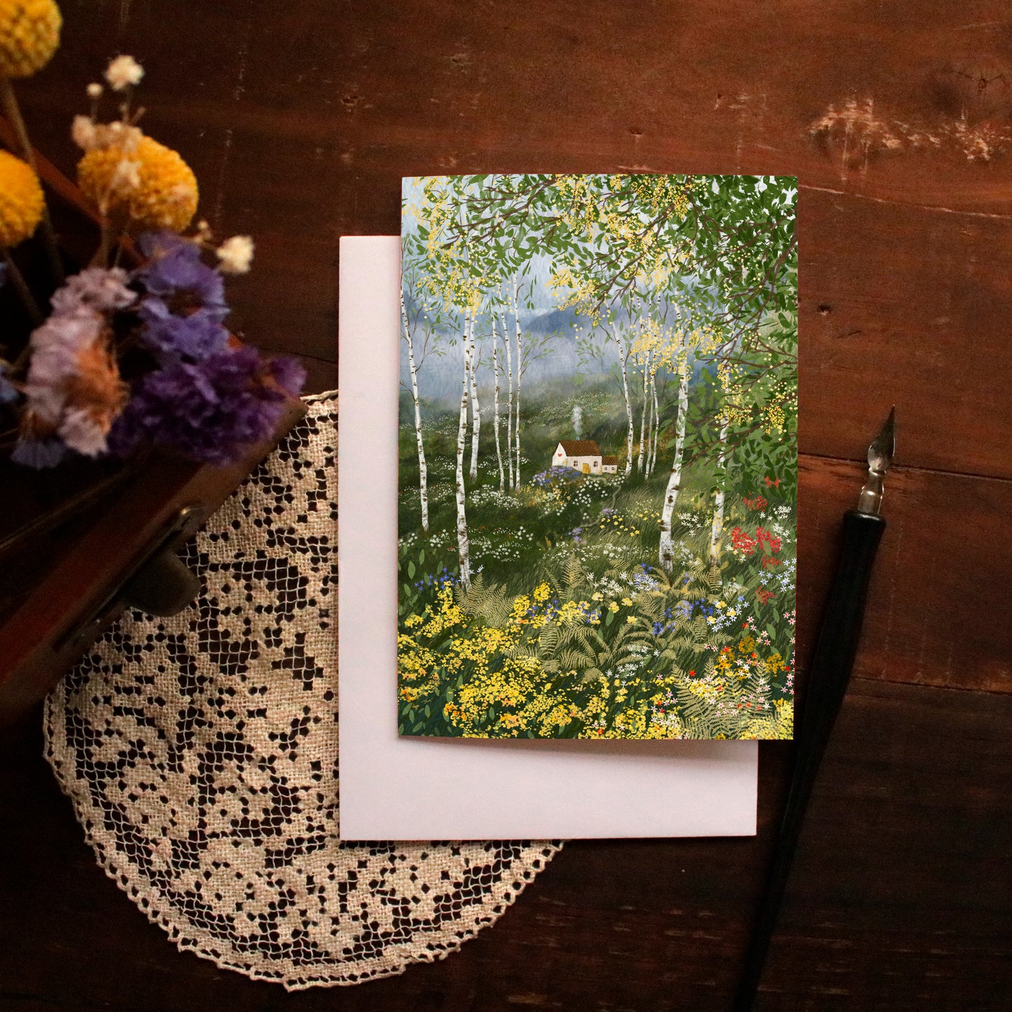 Greeting Cards set of 3 "My Lovely Summer"