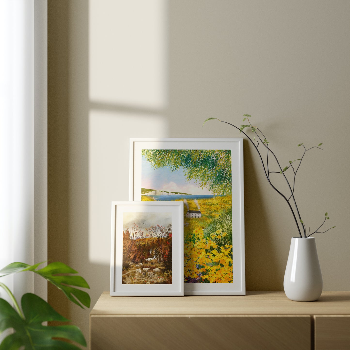 Giclee Fine Art Print "Fern and Sheep"