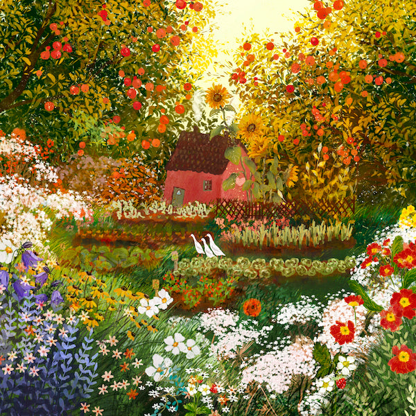 Giclee Fine Art Print "Apples and Sunflowers"