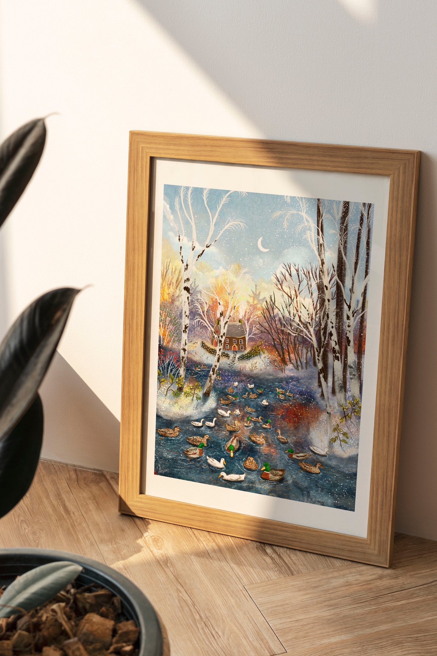 Giclée Fine Art Print "Frosty Day Visitors"