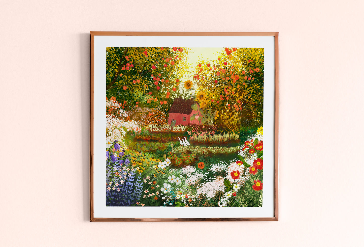 Giclee Fine Art Print "Apples and Sunflowers"