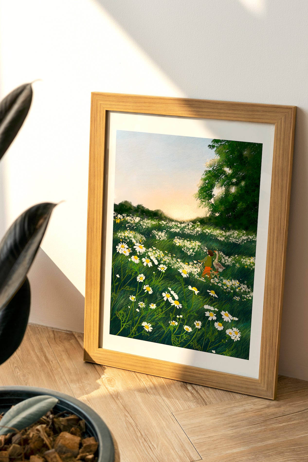 Giclee Fine Art Print "Chamomile Hill"