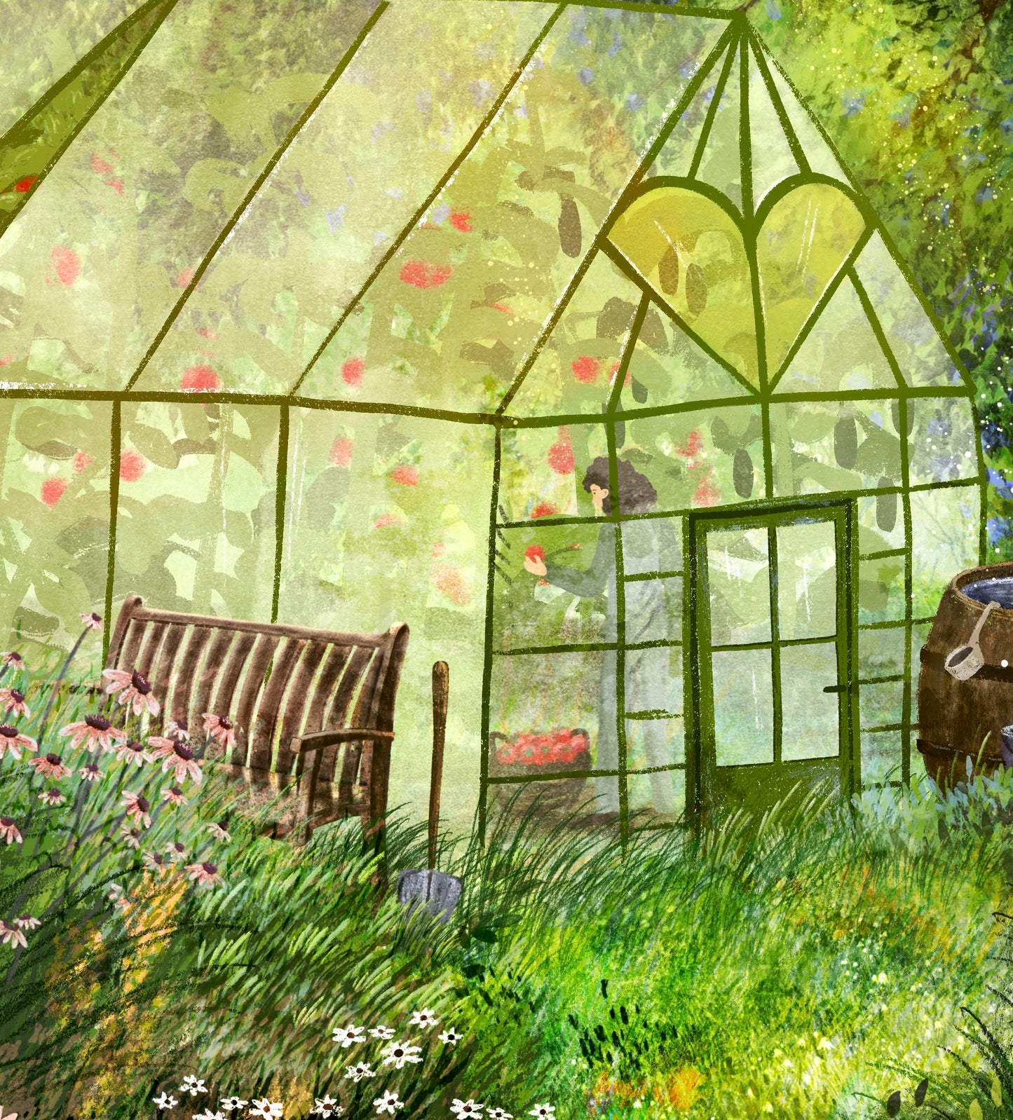 Giclee Fine Art Print "Green Thumb"