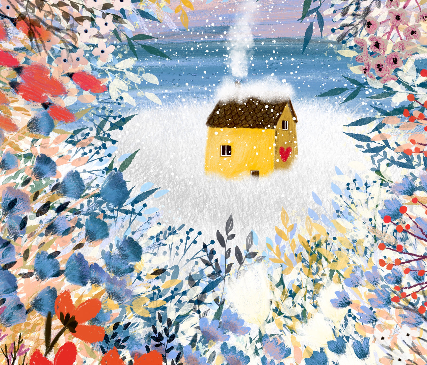 Giclee Fine Art Print "Winter in my Garden"